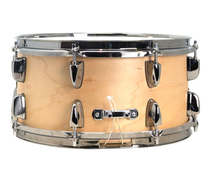 Pre Loved Yamaha Steve Jordan Signature 13" x 6.5" Maple Snare Drum in Natural Finish w/ Nickel Fittings