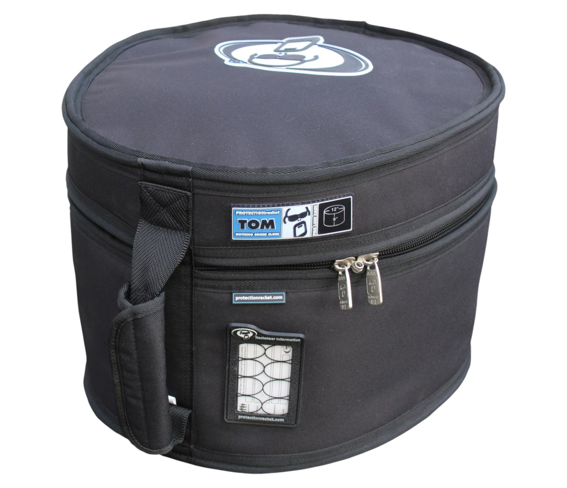 Protection Racket Egg Shaped Tom Bag Handle Close Up