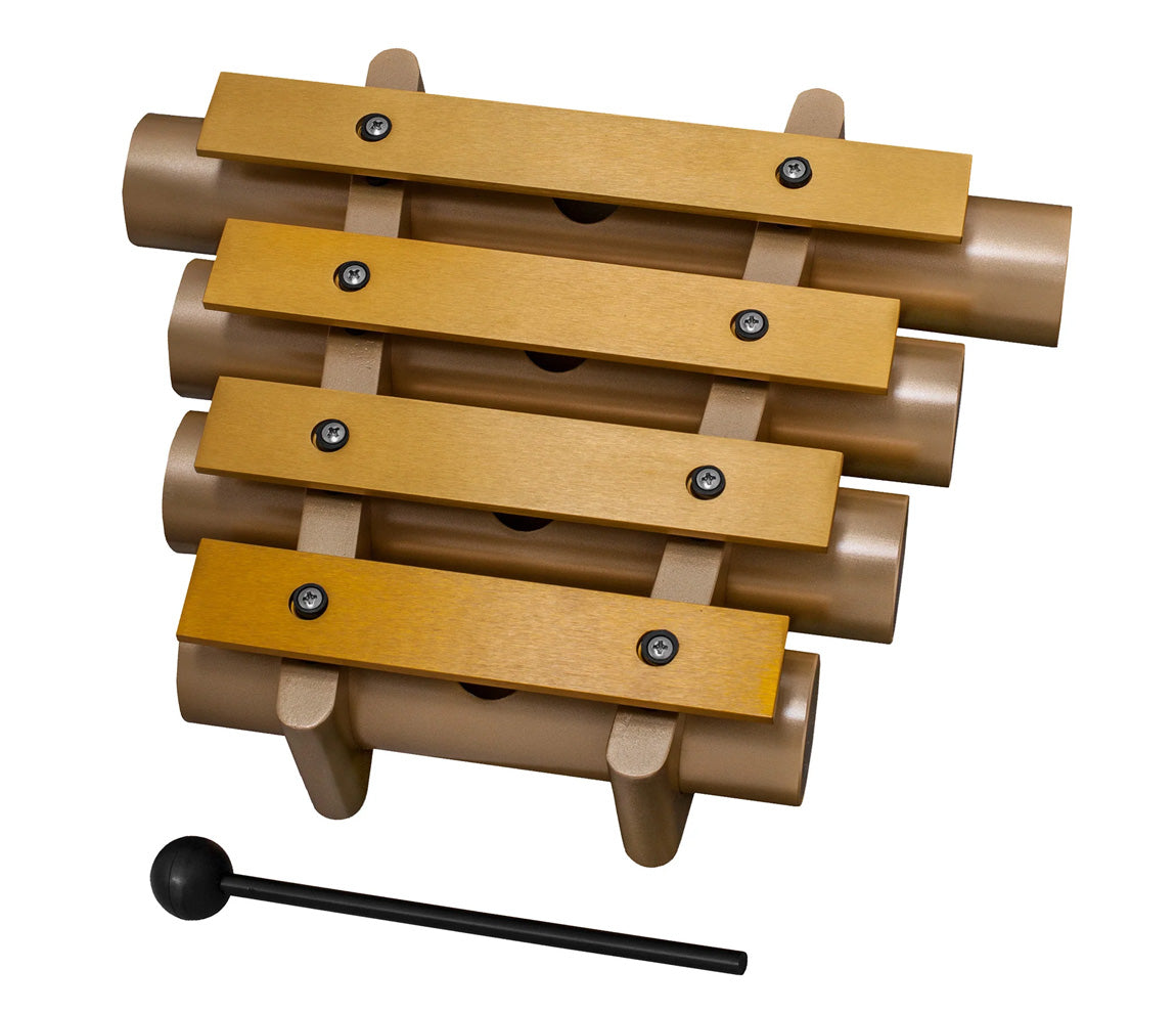 Majestic Dinner Chimes, Aluminium With Gold Finish - Gold Resonators