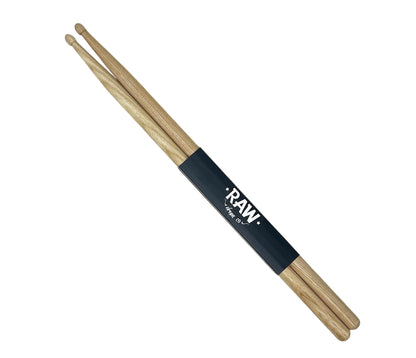 RAW Hickory Classic 7A Wood Tip Drumsticks - 3 PACK