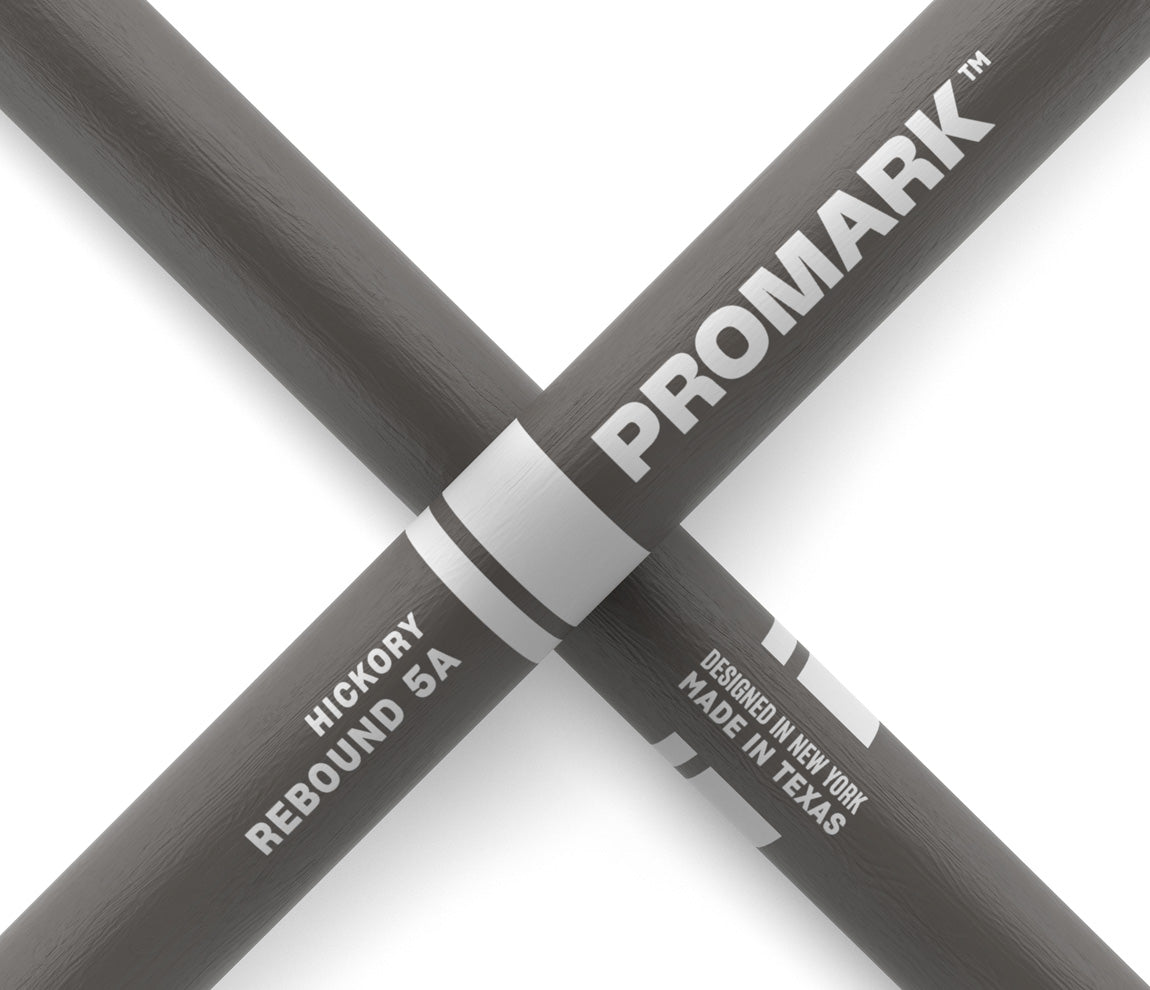 ProMark Rebound 5A Painted Gray Hickory Drumstick, Acorn Wood Tip