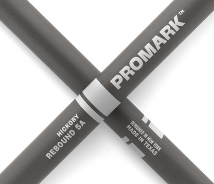 ProMark Rebound 5A Painted Gray Hickory Drumstick, Acorn Wood Tip