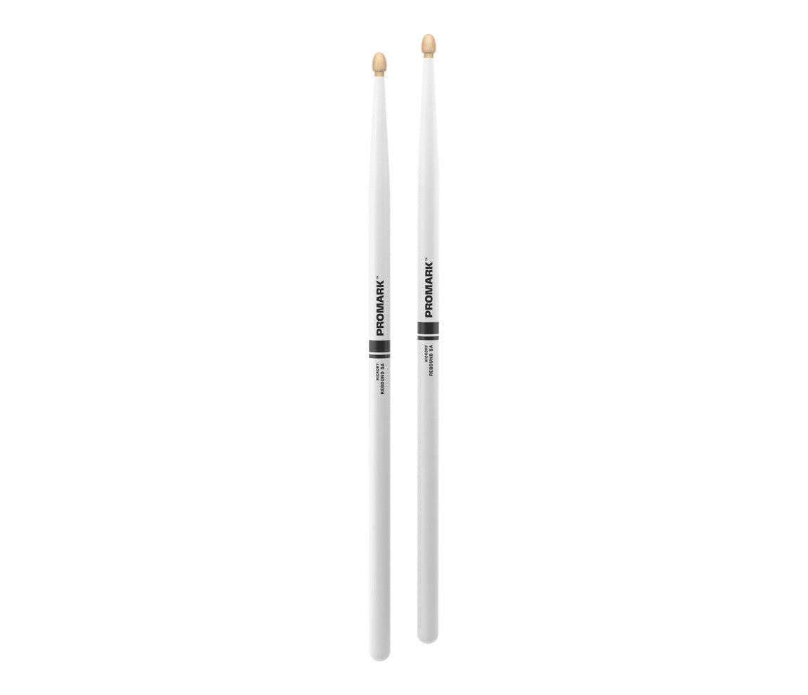 ProMark Rebound 5A Painted White Hickory Drumstick, Acorn Wood Tip