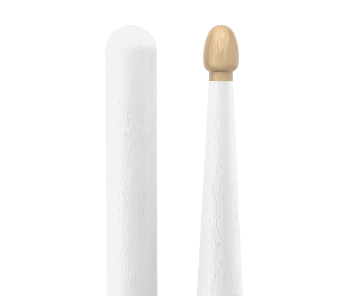 ProMark Rebound 5A Painted White Hickory Drumstick, Acorn Wood Tip
