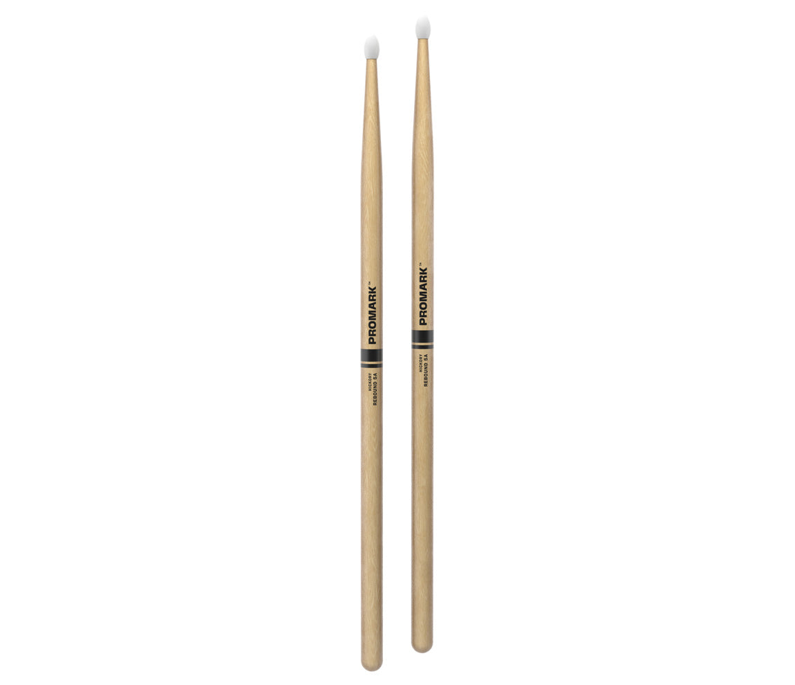 ProMark Rebound 5A Hickory Drumstick, Oval Nylon Tip