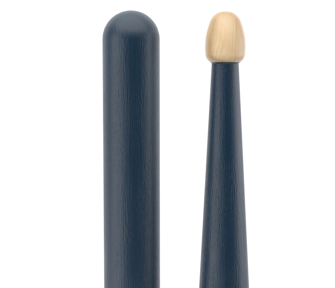 ProMark Rebound 5B Painted Blue Hickory Drumstick, Acorn Wood Tip