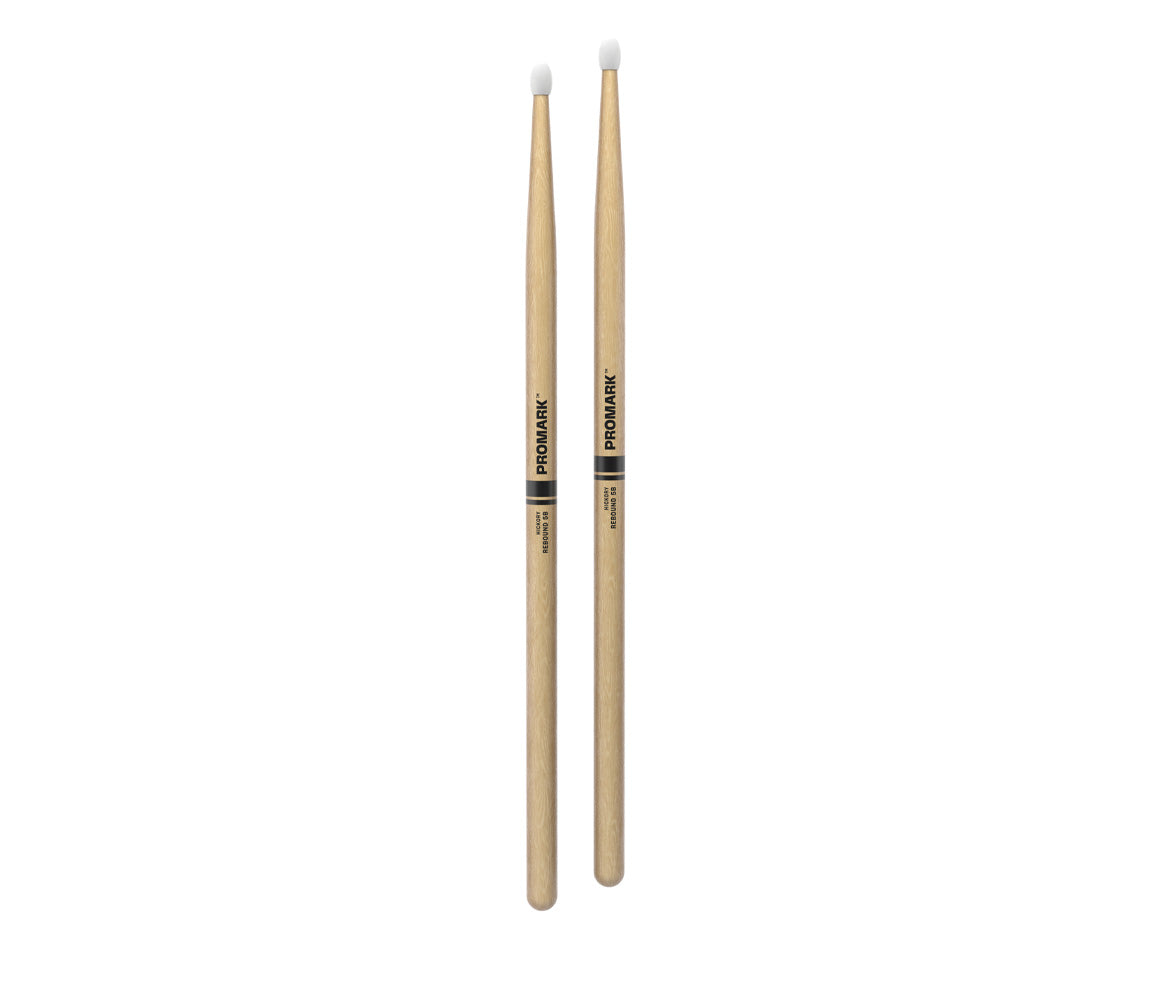 ProMark Rebound 5B Hickory Drumstick, Oval Nylon Tip