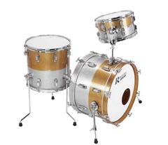 Rogers Powertone 3-piece Shell Pack in Gold and Silver Lacquer