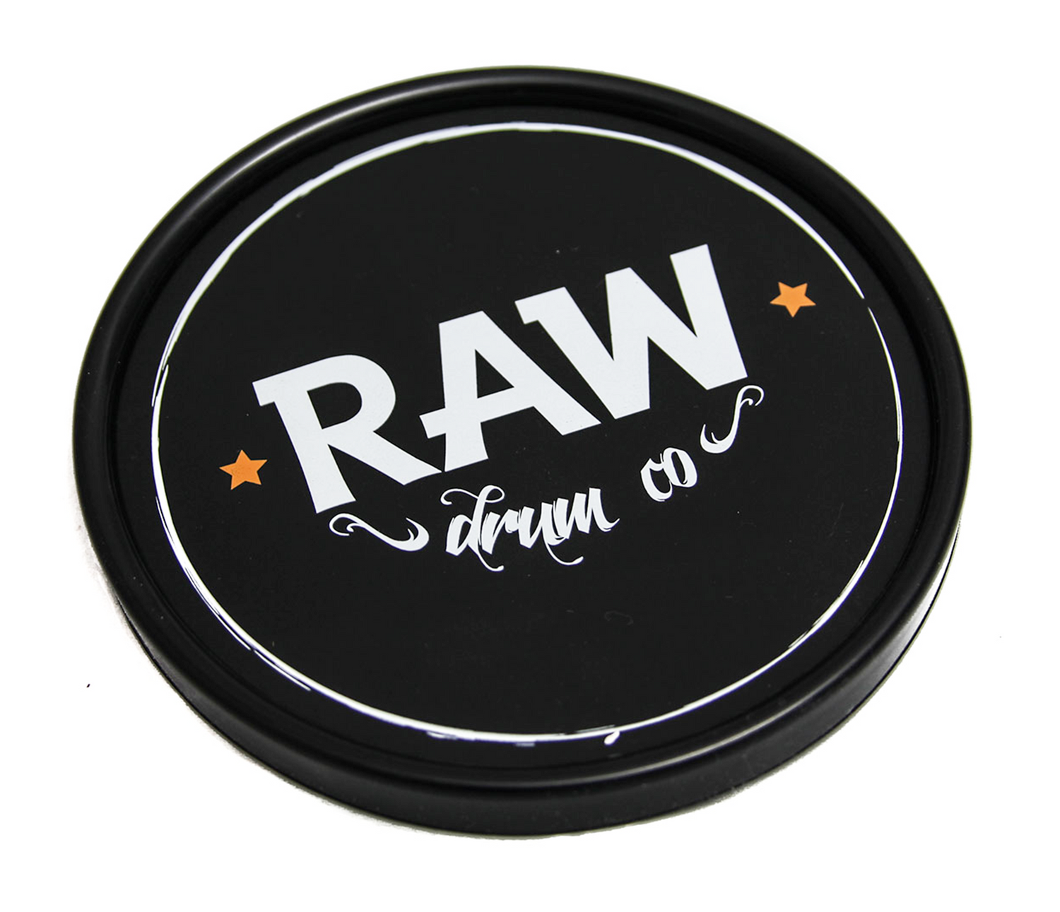 RAW Bold Rock Out Practice Pad, RAW, RAW Drum Co, Practice Pads, 6", Small, Bold Rock Out Pad