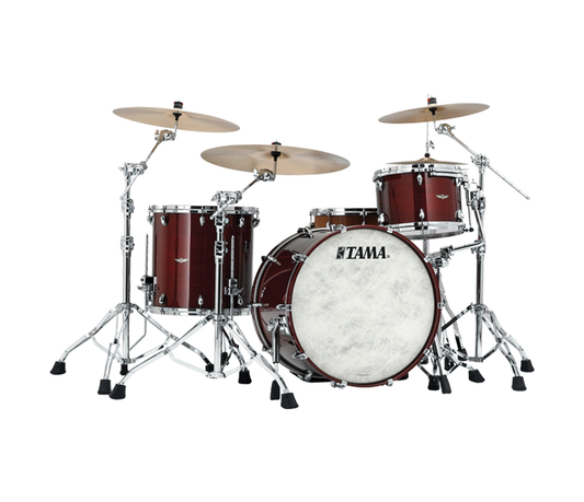 TAMA Star Walnut 4-piece Shell Pack in Red Burgundy Walnut