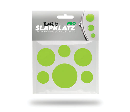Slapklatz Pro Refillz Gel Refill 12 Pack with No Case - Green
