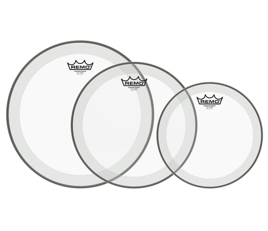 Remo Powerstroke 4 Clear Tom Pro Pack 10"/12"/14"