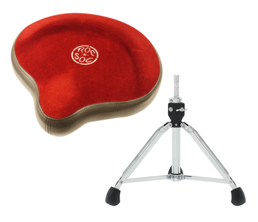 Roc N Soc Cycle Seat Top w/ Gibraltar B9608 Base in Red
