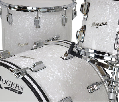 Rogers USA Covington 20" 3-Piece Shell Set in White Marine Pearl