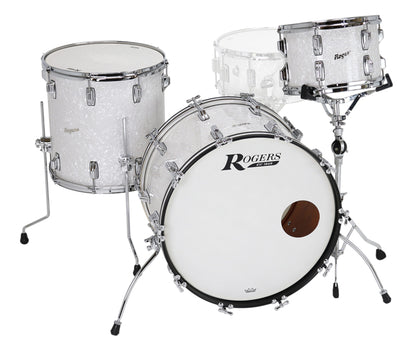 Rogers USA Covington 20" 3-Piece Shell Set in White Marine Pearl
