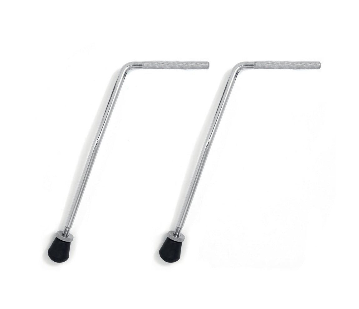 Gibraltar Pair of Heavy Duty Bass Drum Spurs, 1 Pack - NO MOUNT BRACKET