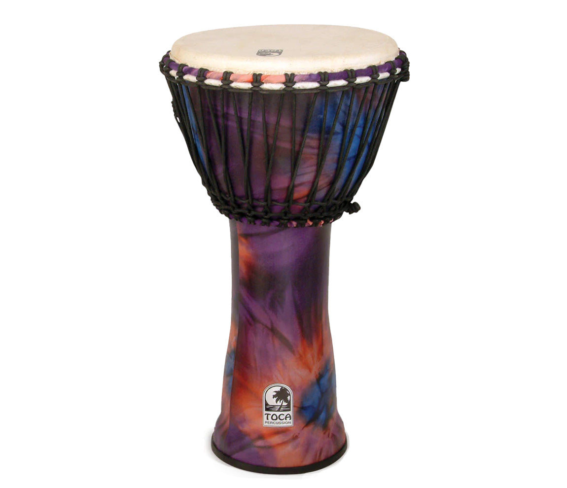 Toca Freestyle 12" Rope Tuned Djembe in Woodstock Purple