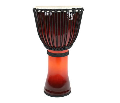 Toca Freestyle 14" Rope Tuned Djembe in African Sunset with Bag