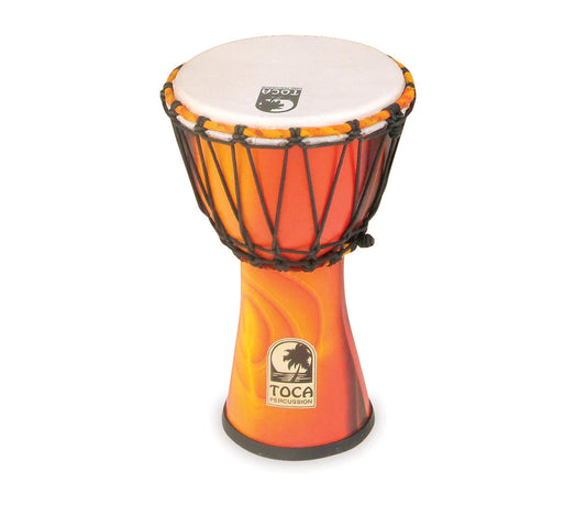 Toca Freestyle 7" Rope Tuned Djembe in Fiesta