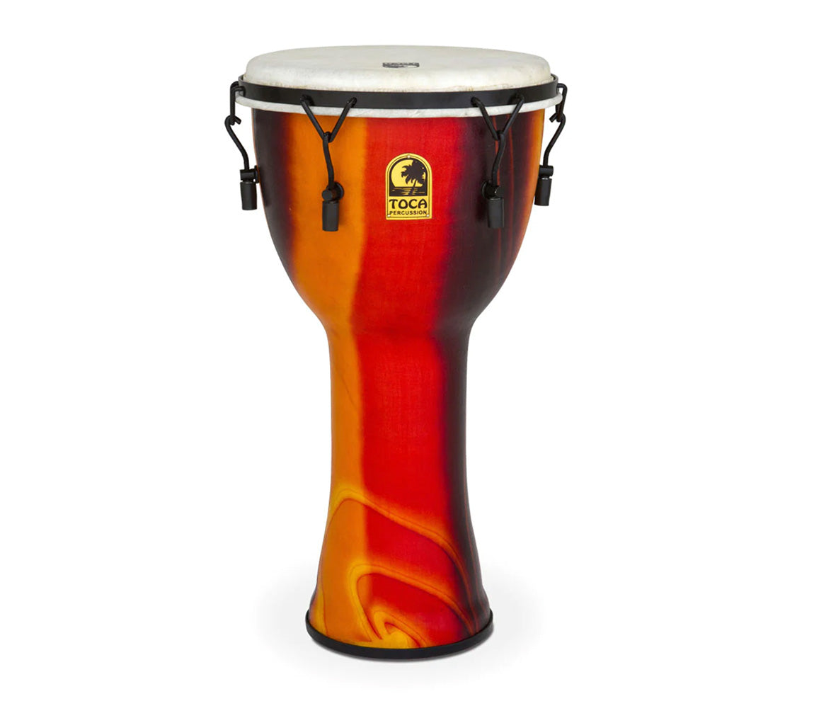 Toca Freestyle 10" Mechanically Tuned Djembe in Fiesta
