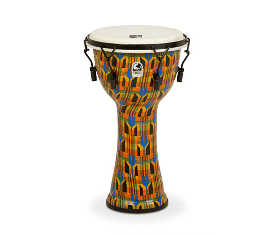 Toca Freestyle 10" Mechanically Tuned Djembe in Kente Cloth