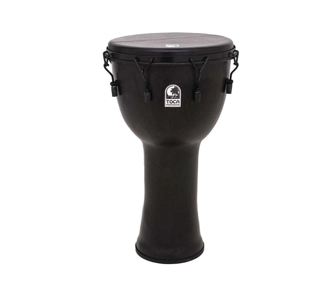 Toca Freestyle 12" Mechanically Tuned Djembe in Black Mamba