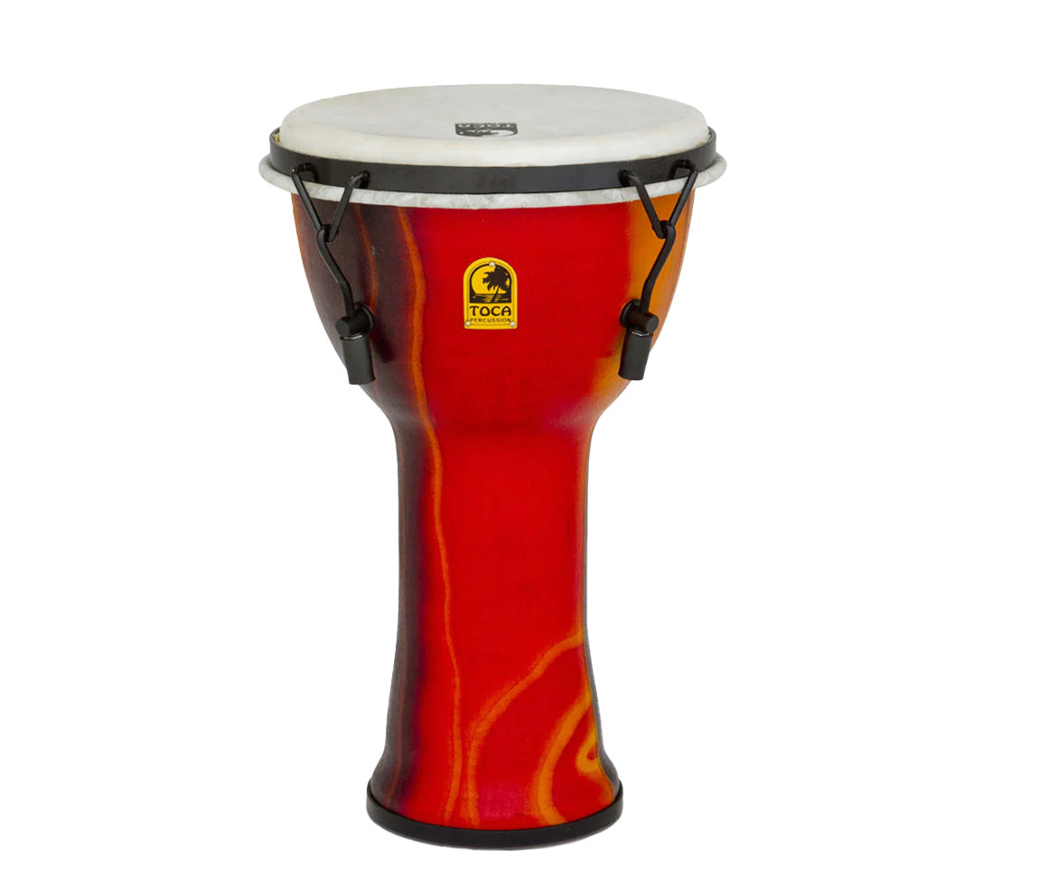 Toca Freestyle 9" Mechanically Tuned Djembe in Fiesta