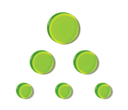 Slapkatz Mini Pack Drum Dampener Pack of 6 - Green