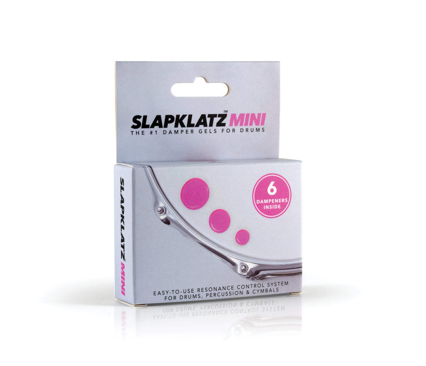 Slapkatz Mini Pack Drum Dampener Pack of 6 - Pink
