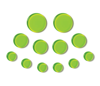 Slapklatz Pro Pack Drum Dampener Pack of 12 - Green