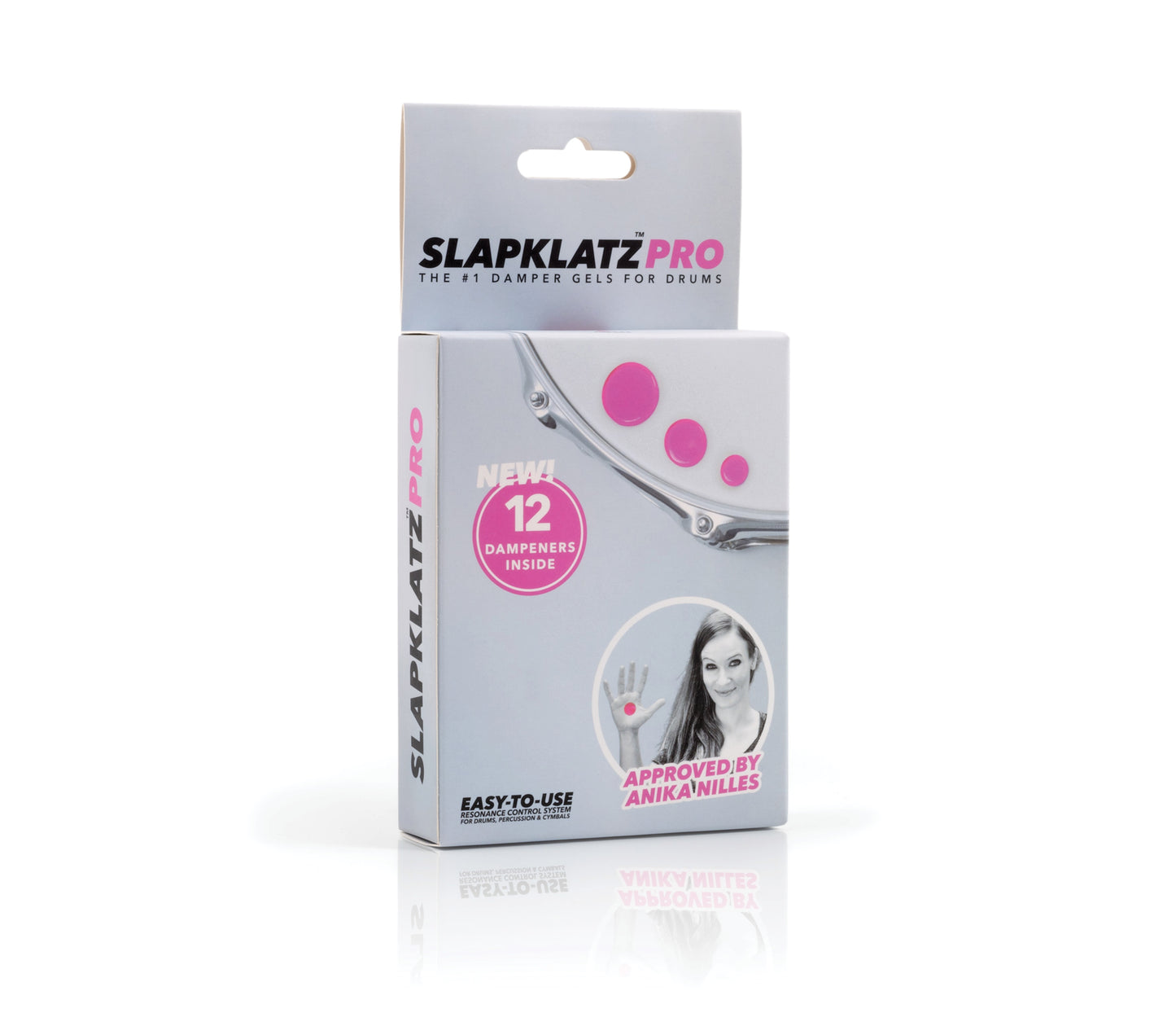 Slapklatz Pro Pack Drum Dampener Pack of 12 - Pink