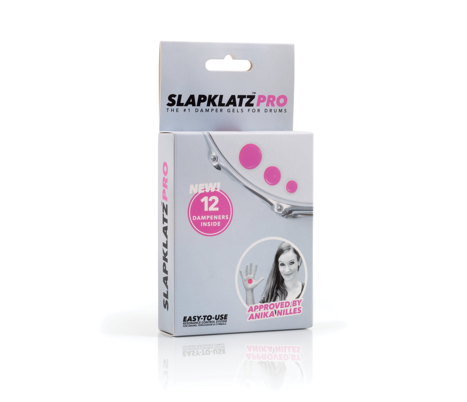 Slapklatz Pro Pack Drum Dampener Pack of 12 - Pink