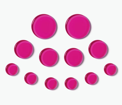 Slapklatz Pro Pack Drum Dampener Pack of 12 - Pink