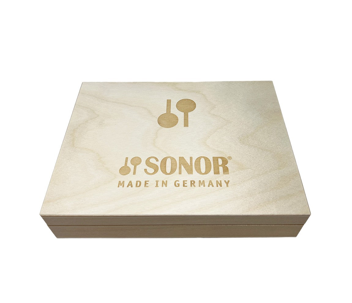 SONOR SQ2 4-piece Shell Pack in Bright Copper Sparkle