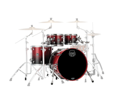 Mapex Saturn Rock Fast 4-Piece Shell Pack in Scarlet Fade