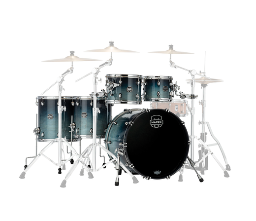 Mapex Saturn Studioease  5-Piece Shell Pack in Teal Blue Fade