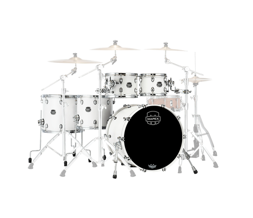 Mapex Saturn Studioease Fast 5-Piece Shell Pack in Satin White