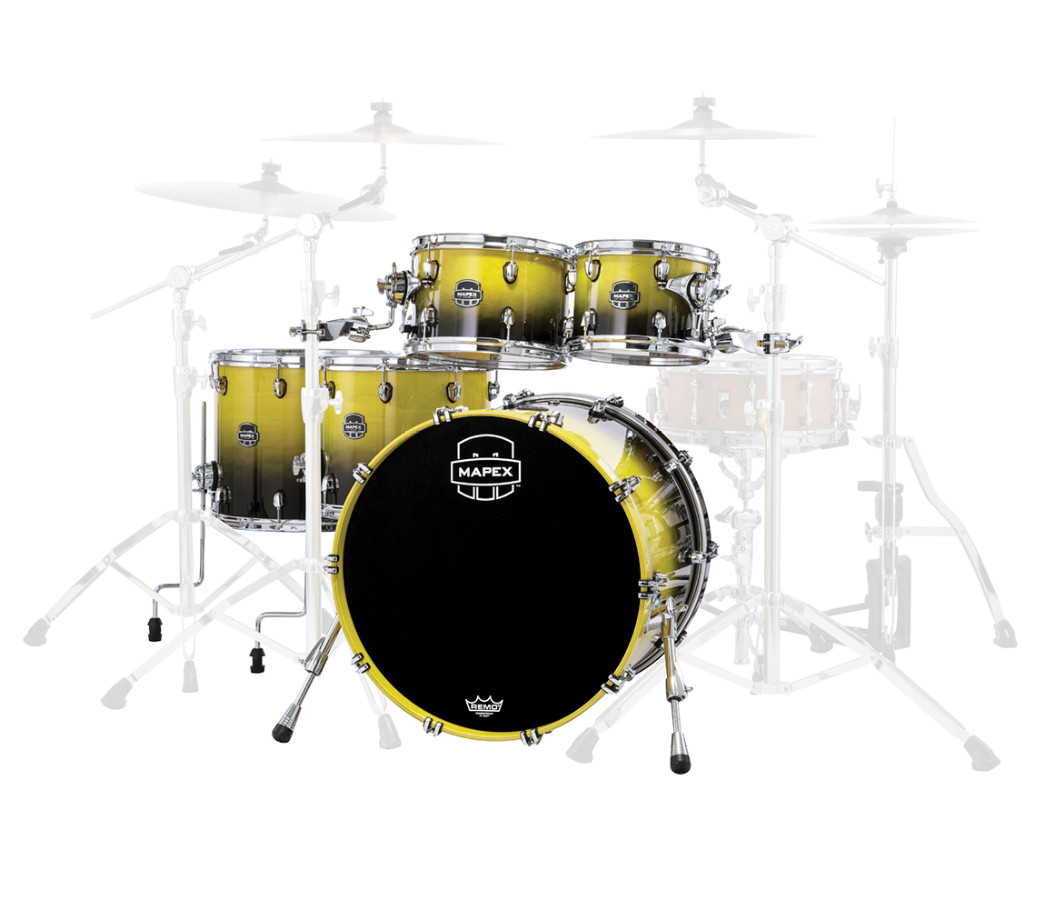 Mapex Saturn Studioease Fast 5-Piece Shell Pack in Sulphur Fade