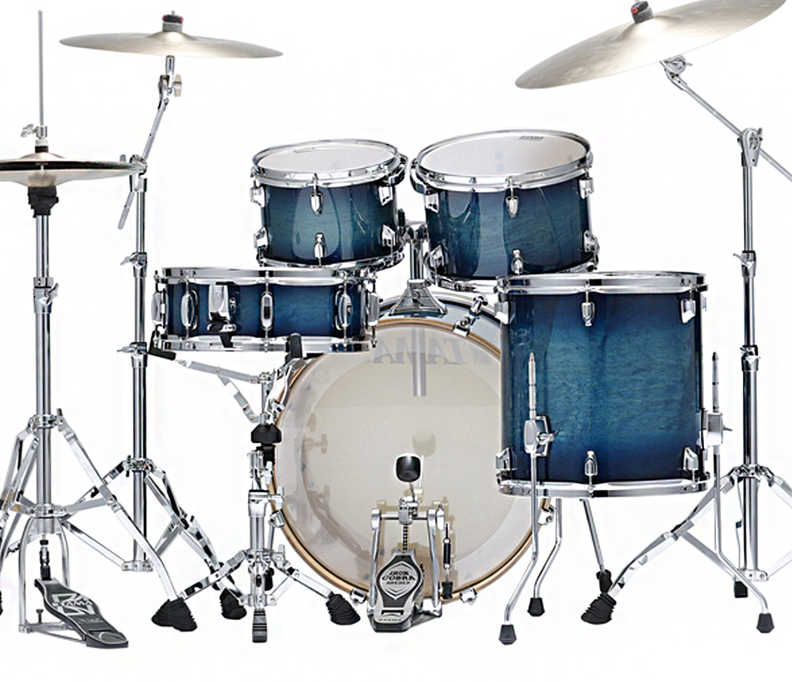 TAMA SUPERSTAR CLASSIC 5-PIECE SHELL PACK IN BLUE LACQUER BURST (20/10/12/14/14SD)