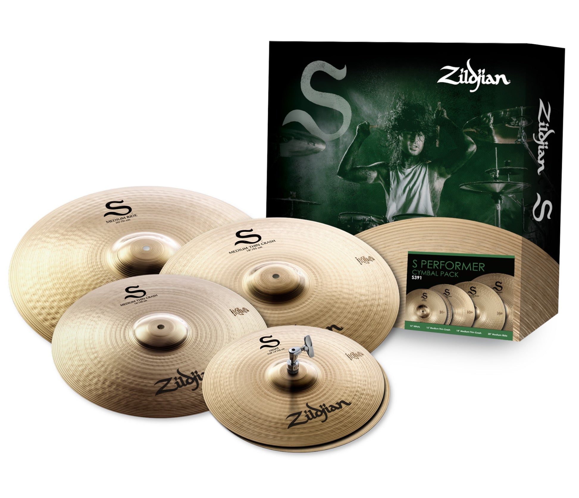 S ZILDJIAN PERFORMER CYMBAL PACK