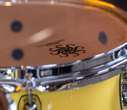 Sakae Evolved Gen2 tom shell and drumhead interior – detail