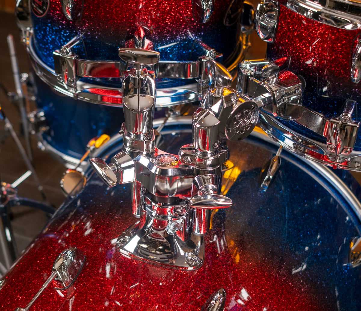 Sakae Evolved Gen2 Fire & Water Sparkle finish and chrome hardware – detail