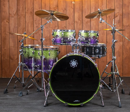 Sakae Evolved Gen2 Grapes Green to Purple Sparkle shell pack – wide front view