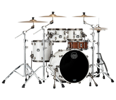 Mapex Saturn Evolution Fusion Maple 4-Piece Shell Pack in Polar White