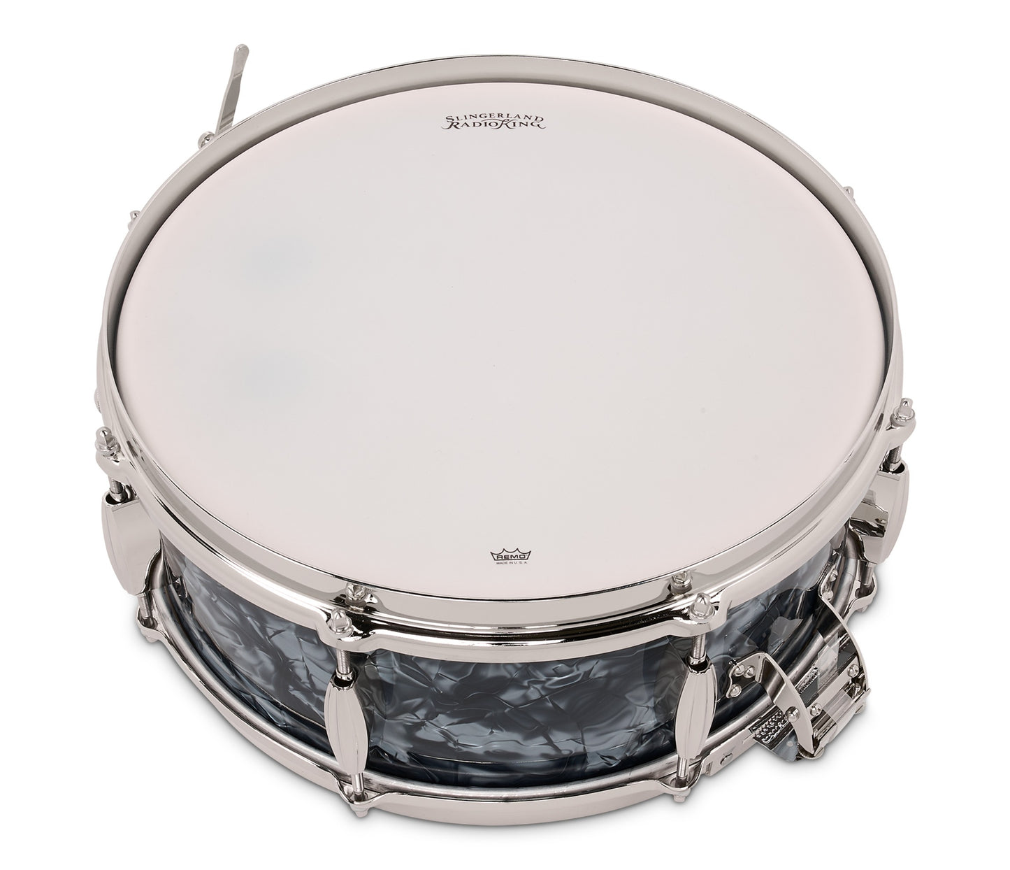 Slingerland Radio King 14" x 5.5" Snare Drum In Black Diamond Pearl