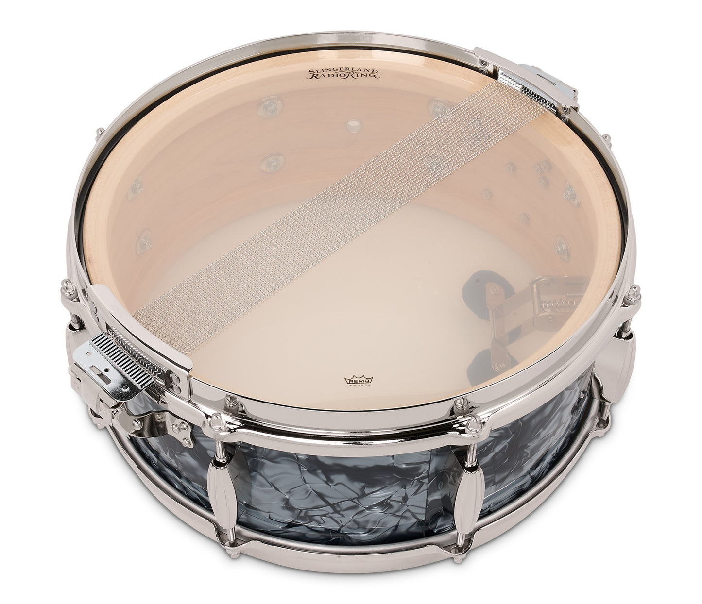 Slingerland Radio King 14" x 5.5" Snare Drum In Black Diamond Pearl