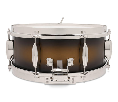 Slingerland Radio King 14" x 5.5" Snare Drum In Black and Gold Lacquer