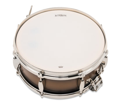 Slingerland Radio King 14" x 5.5" Snare Drum In Black and Gold Lacquer