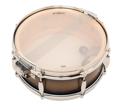 Slingerland Radio King 14" x 5.5" Snare Drum In Black and Gold Lacquer