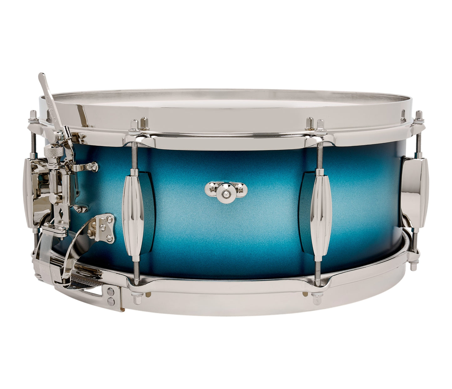Slingerland Radio King 14" x 5.5" Snare Drum In Blue and Silver Lacquer